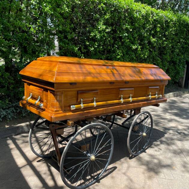 Mvuli (Hardwood) Locally Made Casket