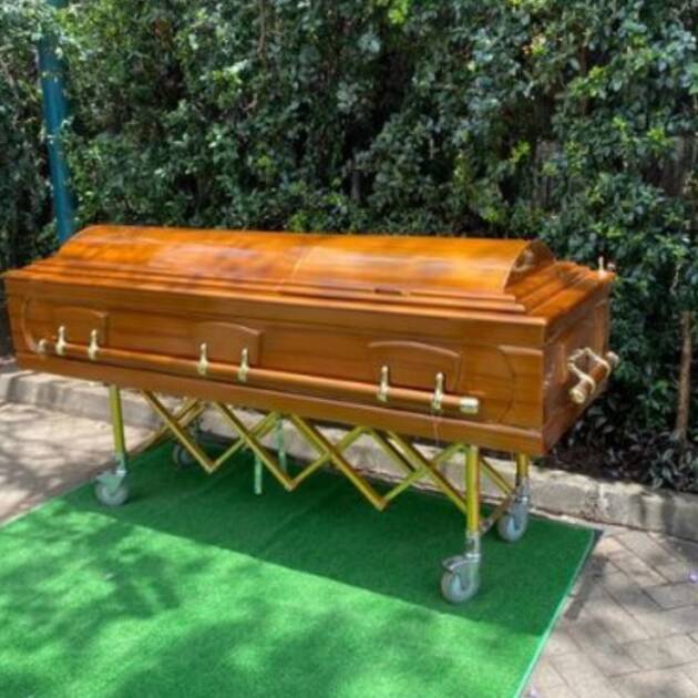 Meru Oak Dome Locally Made Casket